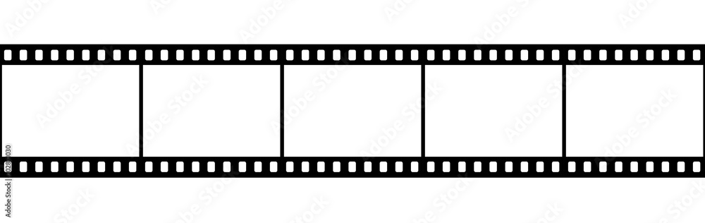 Filmstrip  isolated on white