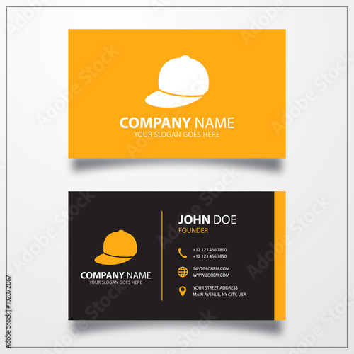 Baseball cap icon. Business...