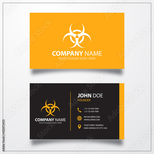 Biohazard virus icon. Busin...