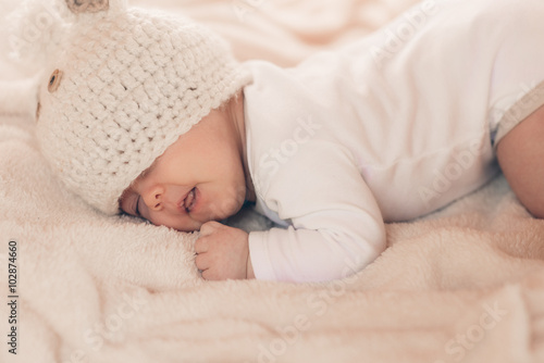 Portrait of sleeping baby