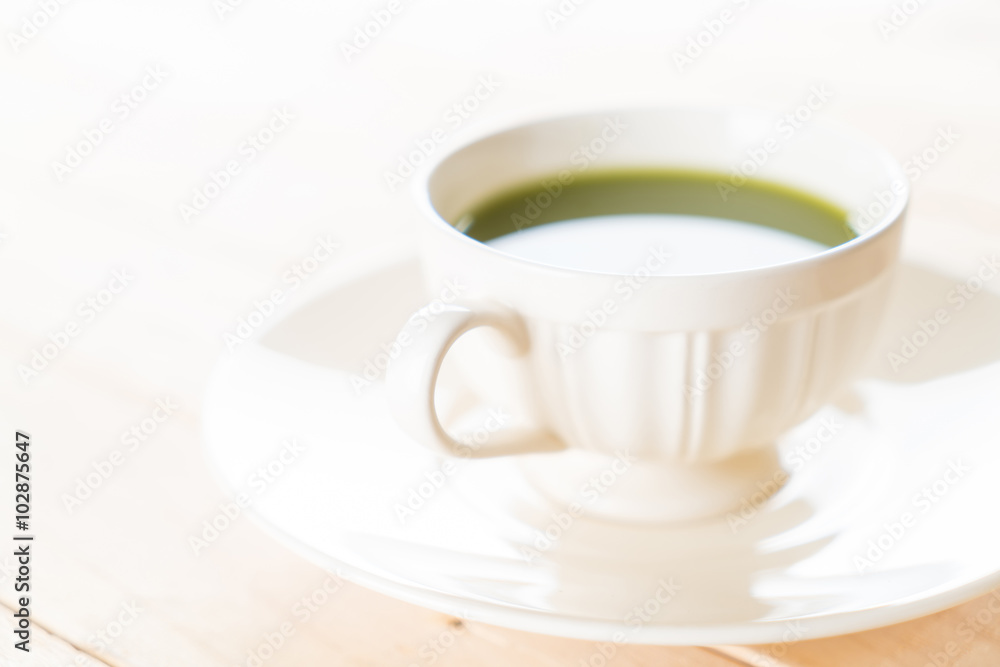 hot matcha