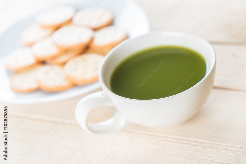 hot matcha