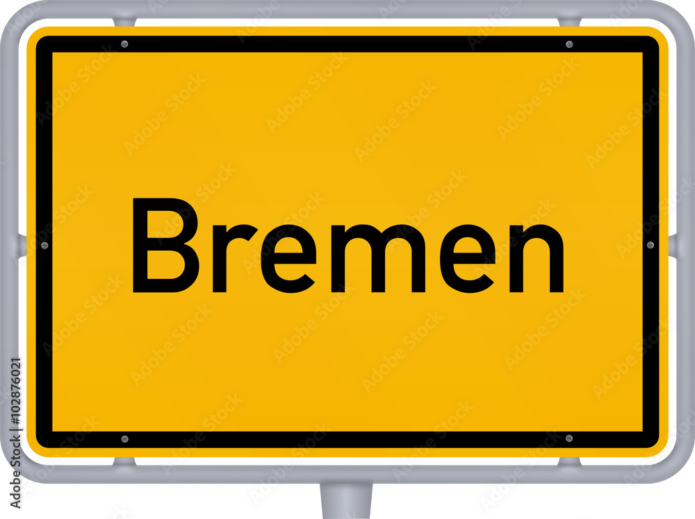Ortsschild, Bremen Ortsschild, Bremen