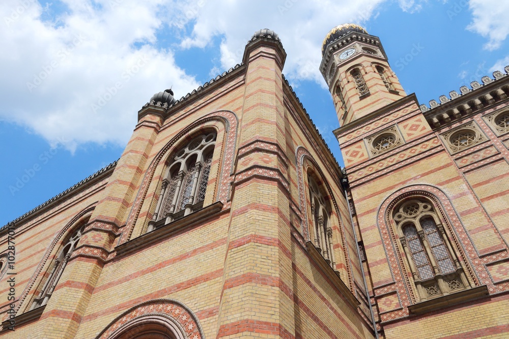 Budapest Synagogue - Hungarian capital city Budapest Synagogue - Hungarian capital city