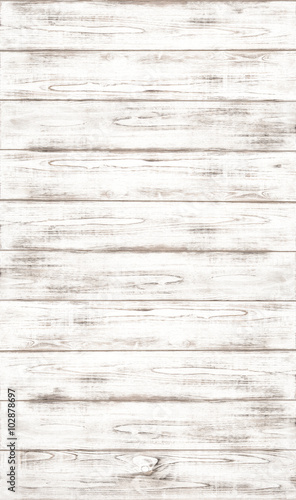 White wooden background with natural wood pattern texture