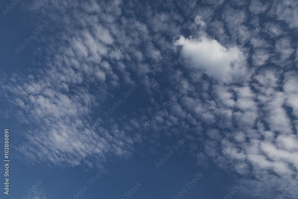 Cloudy sky in a late afternoon Cloudy sky in a late afternoon