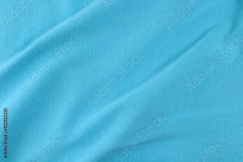 blue wavy cotton background