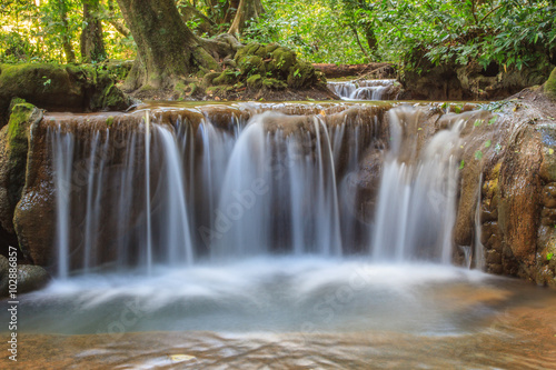 Waterfall in the tropical forest © forest71