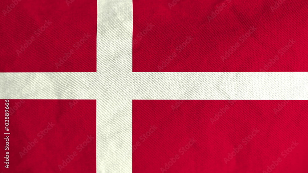 Danish flag waving in the wind (full frame footage in 4K UHD resolution). Danish flag waving in the wind (full frame footage in 4K UHD resolution).