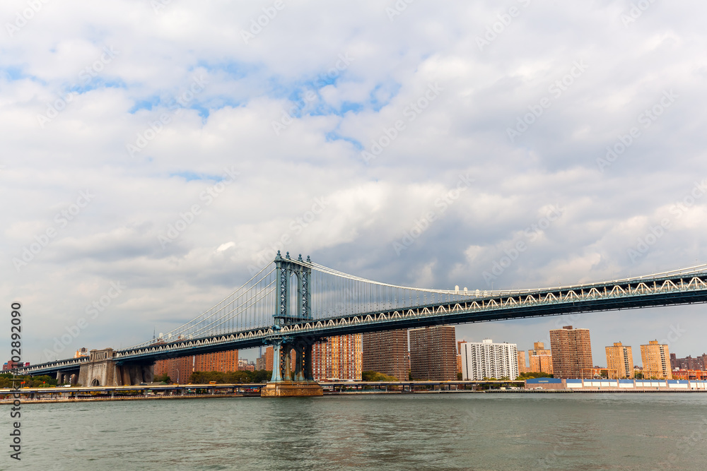 Manhattan Bridge in New York City Manhattan Bridge in New York City