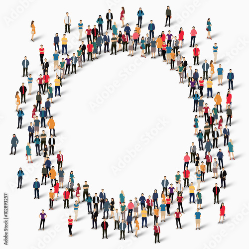 group  people  shape   circle