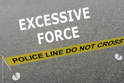Vászonkép Excessive Force concept
