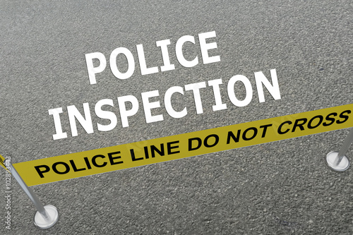 Police Inspection concept