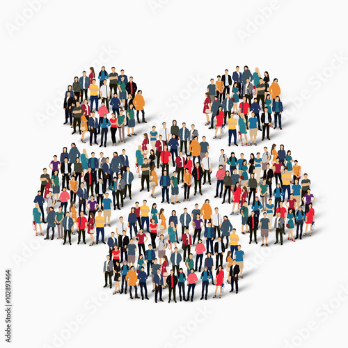 group  people shape  mans