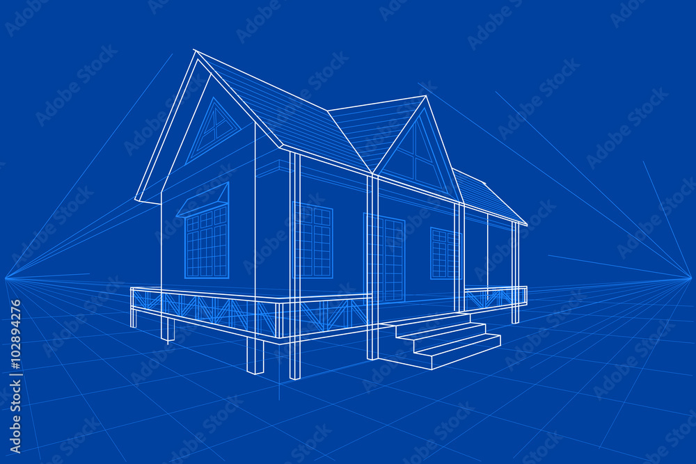Blueprint of Building Blueprint of Building