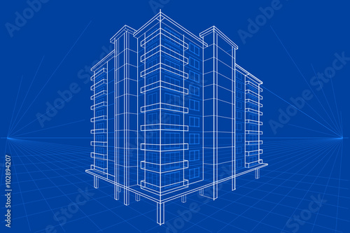 Blueprint of Building