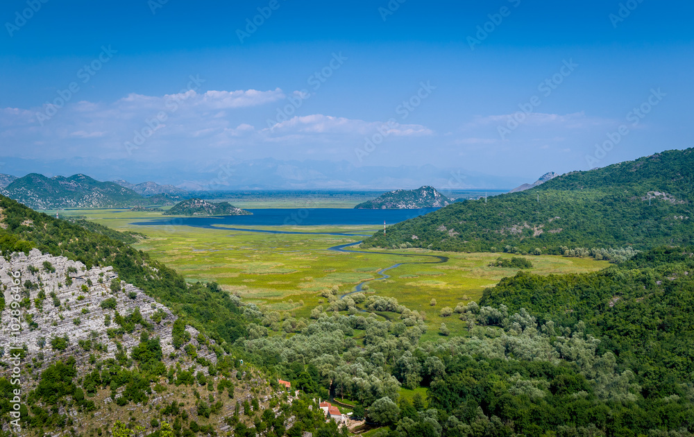 Skadar lake national park of Montenegro Skadar lake national park of Montenegro