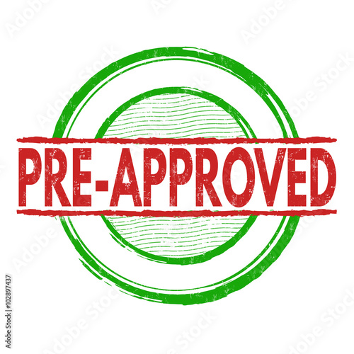 Pre-approved stamp