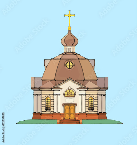 Часовня Всех Святых на земле Русской просиявших в Санкт- Петербурге.