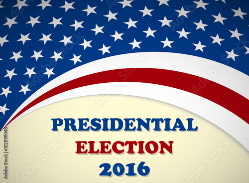 USA 2016 Presidential Election - template
