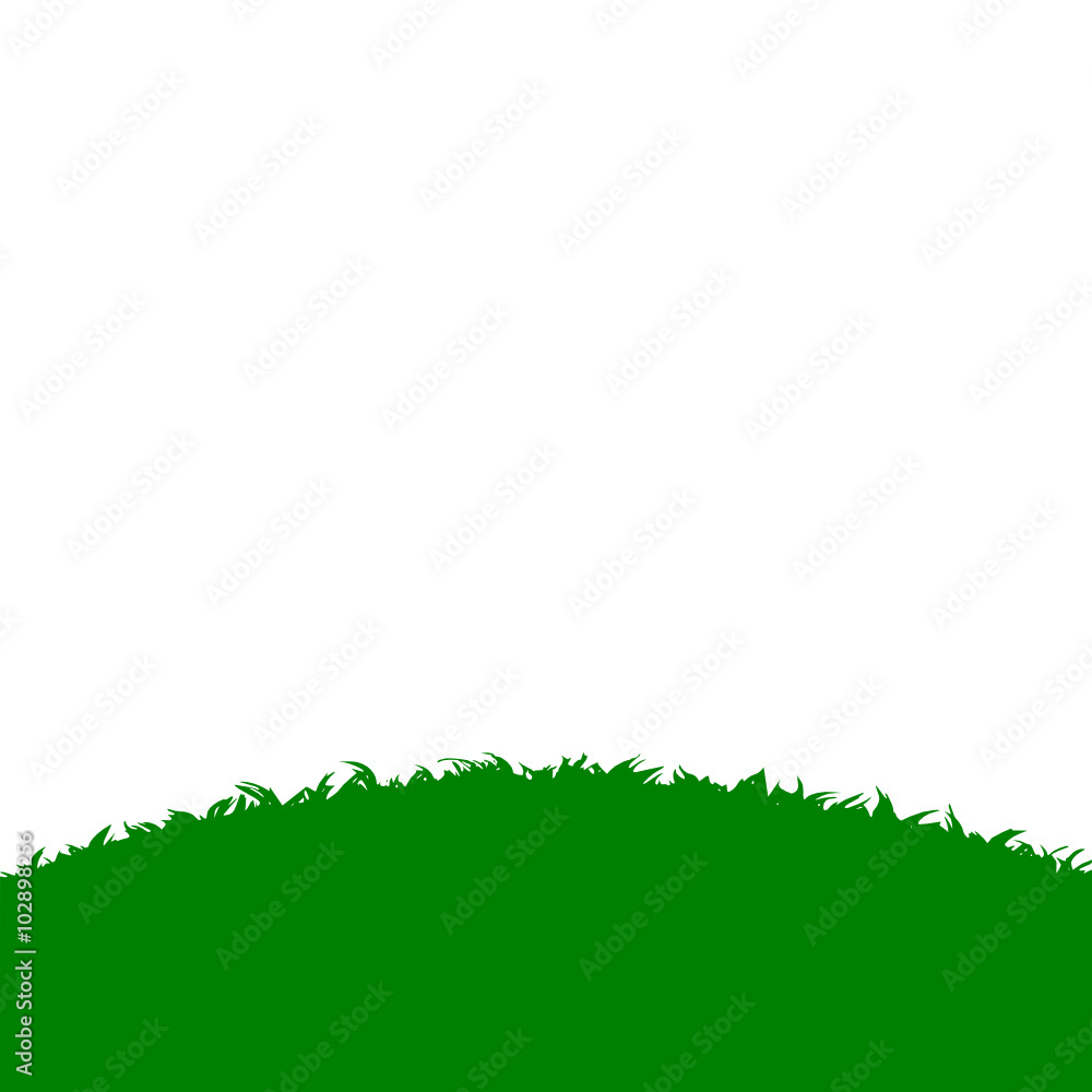 a green grassy hill vector de Stock Adobe Stock