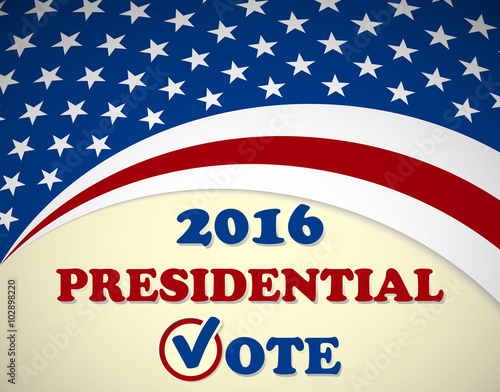 USA 2016 Presidential Election - template