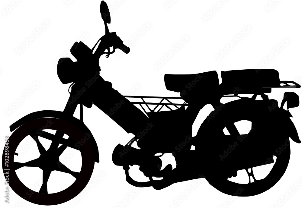 Fototapeta premium moped