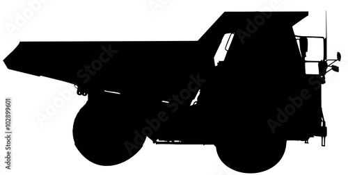 mining dump truck 