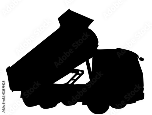 a dump truck 