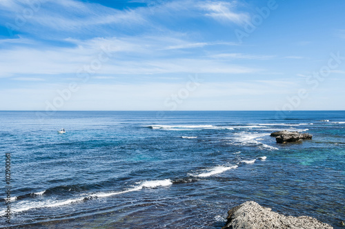 Overlooking Lucky Bay in Cape Le Grand National Park near Esperance Western Australia