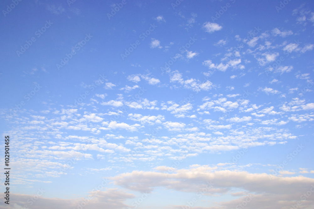 Fantastic soft white clouds against blue sky Fantastic soft white clouds against blue sky