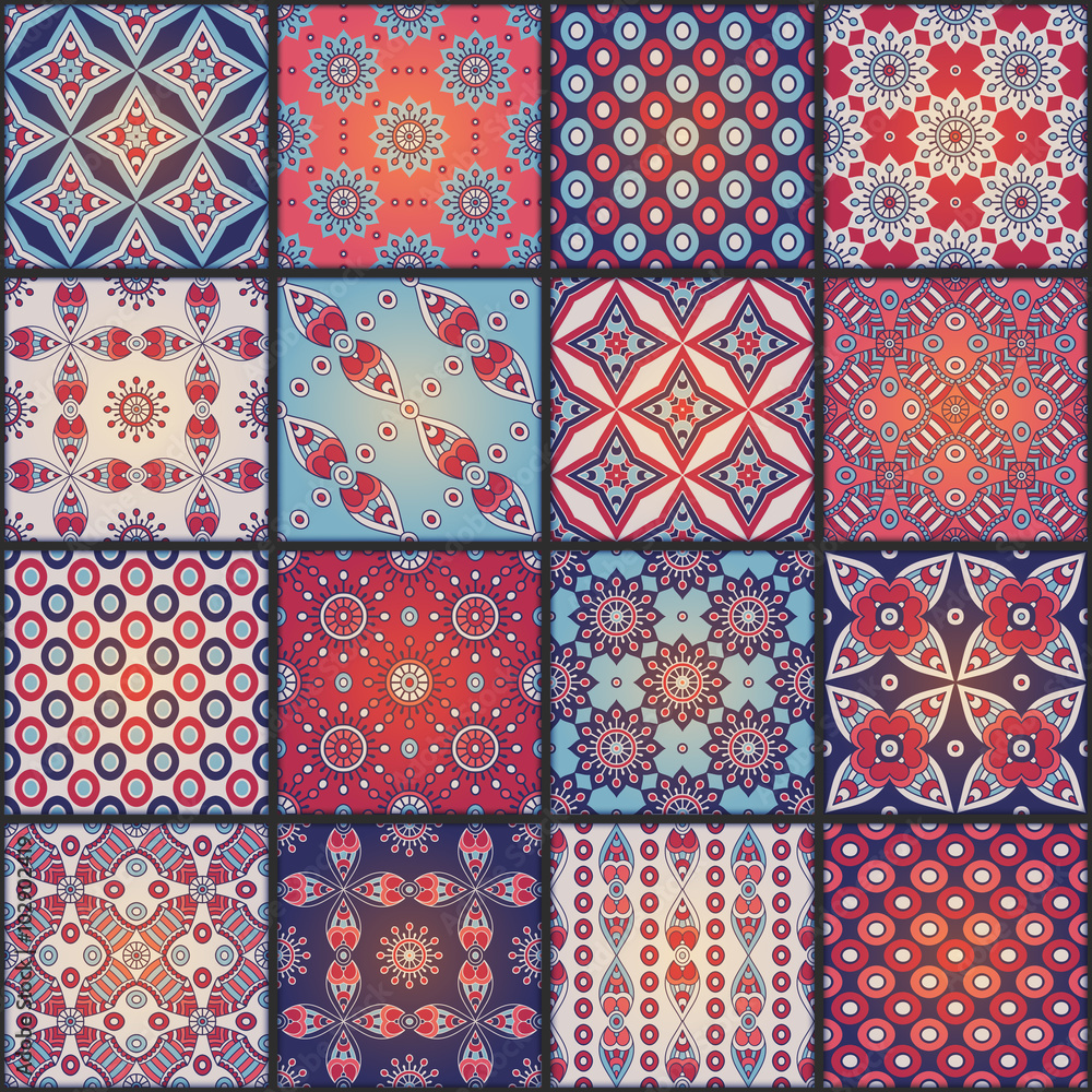 Ethnic floral seamless pattern Ethnic floral seamless pattern