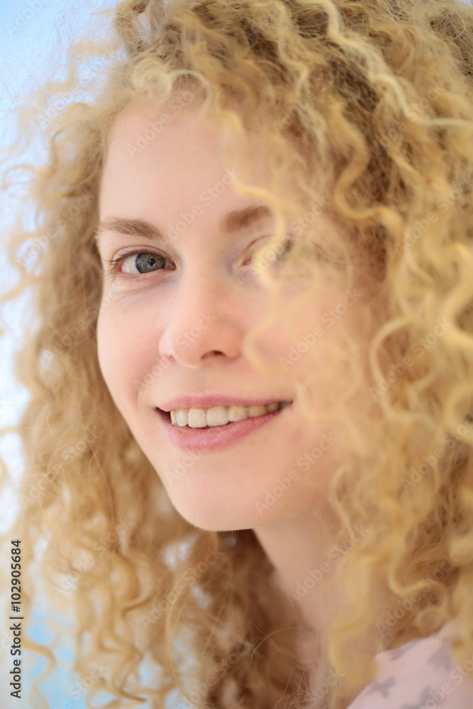 Portrait of beautiful young woman Portrait of beautiful young woman