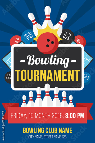 Bowling poster
