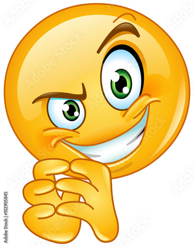 Sneaky emoticon
