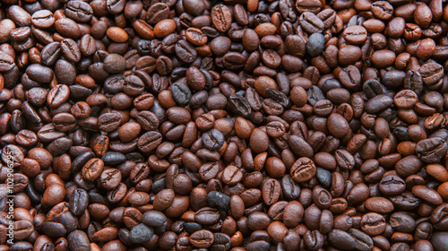 roasted coffee beans background