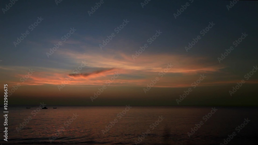 Beautiful magic hour at Pattaya beach, light beam shining through the cloudscape over the thai gulf seascape 2 Beautiful magic hour at Pattaya beach, light beam shining through the cloudscape over the thai gulf seascape 2