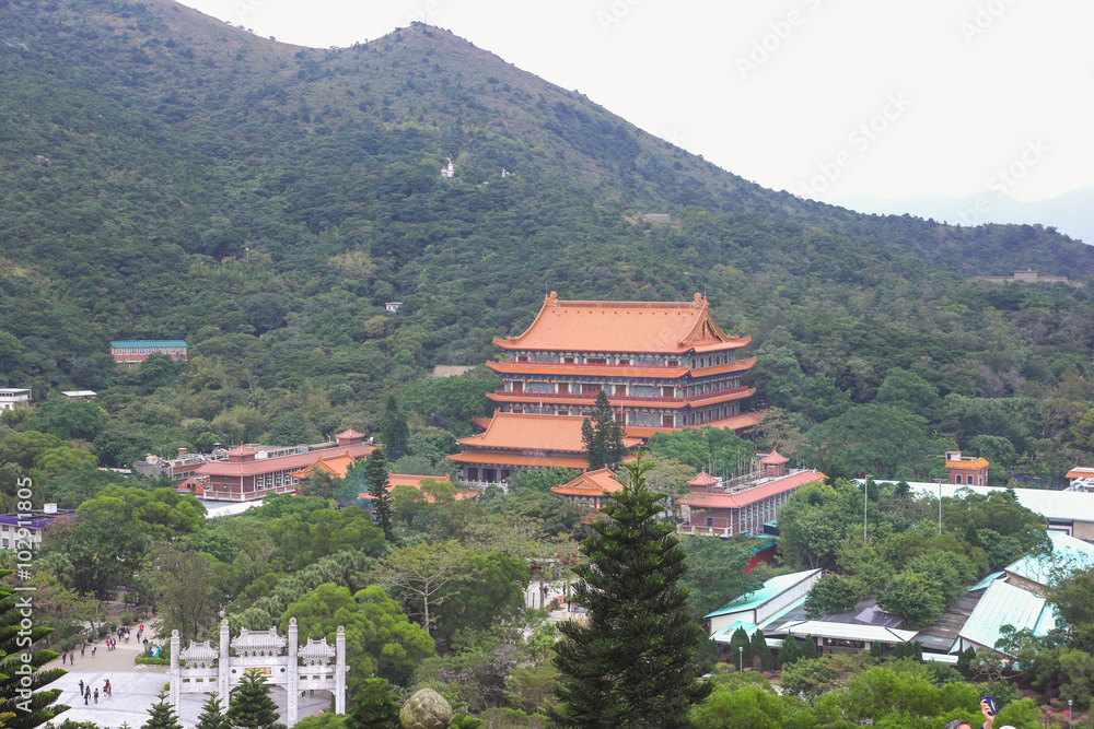 Ngong Ping Village is set on a 1.5 hectare site on Lantau Island, adjacent to Ngong Ping Cable Car Terminal.