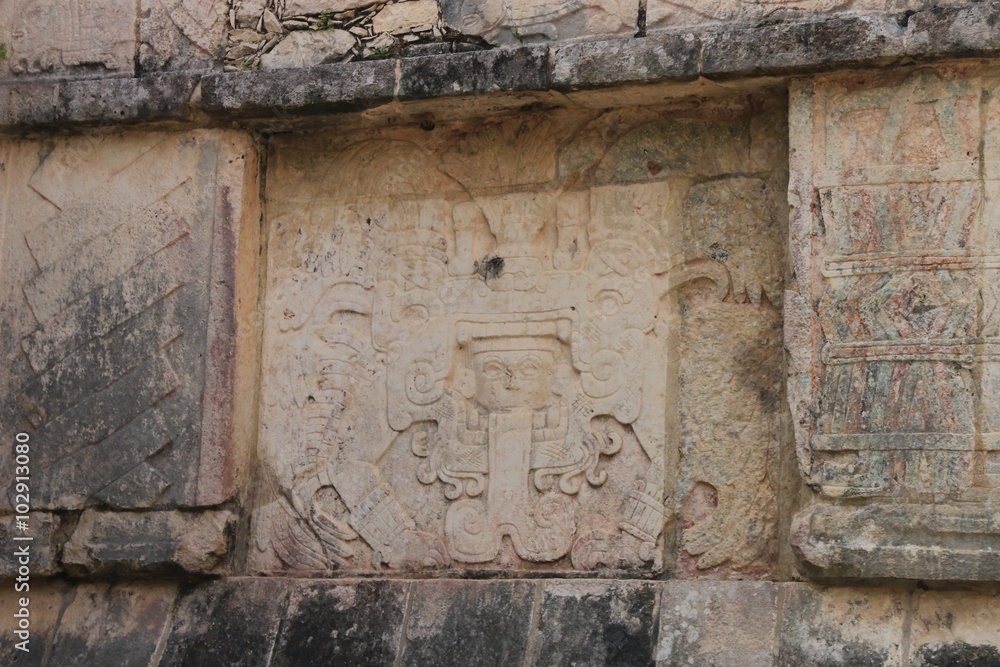 Registration walls of Chichen Itza