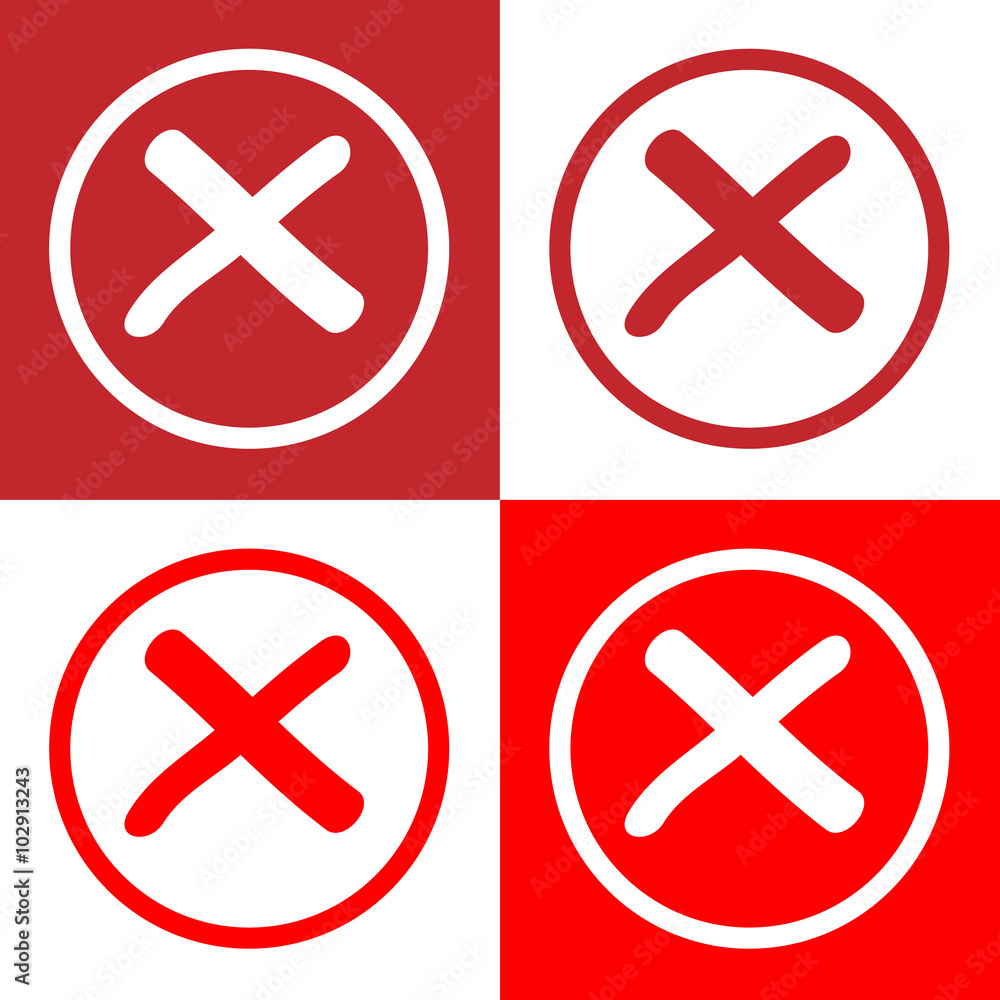 Obraz premium Delete sign Vector EPS10, Great for any use.