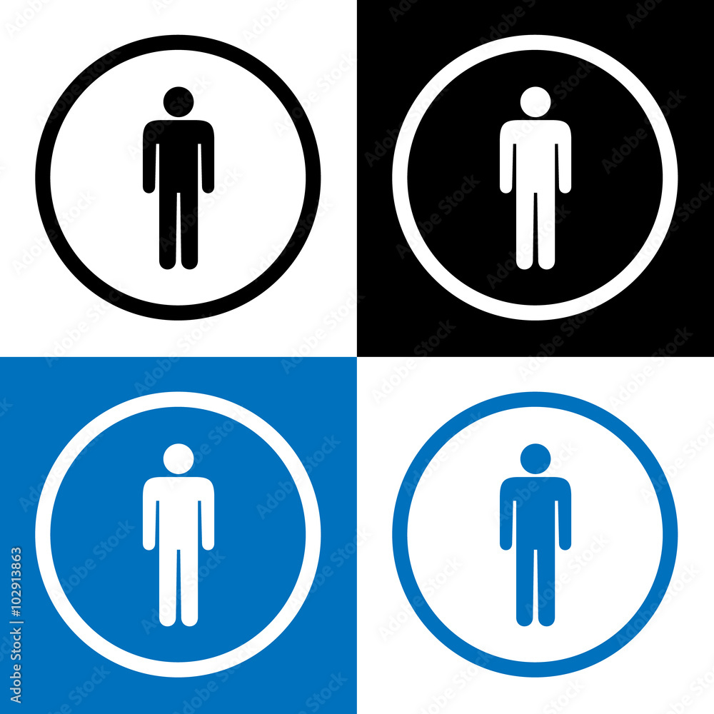 Male icons. Set elements for design.Vector EPS10, Great for any use Male icons. Set elements for design.Vector EPS10, Great for any use