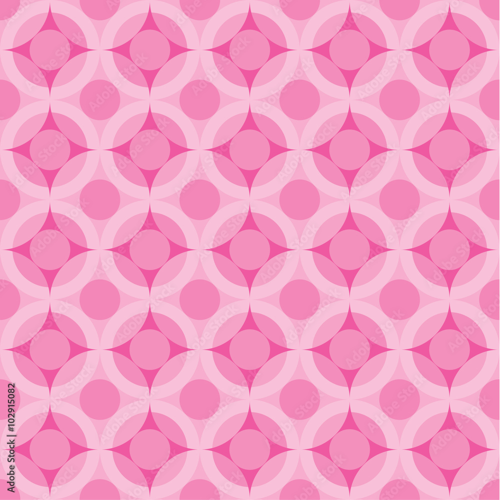 Elegant pink and blue seamless circles texture for wallpapers, leaflets, prints, banners, web design, invitations, mock ups