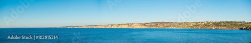 Panoramic view of Coastline in San Diego