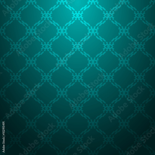 Cyan geometric pattern