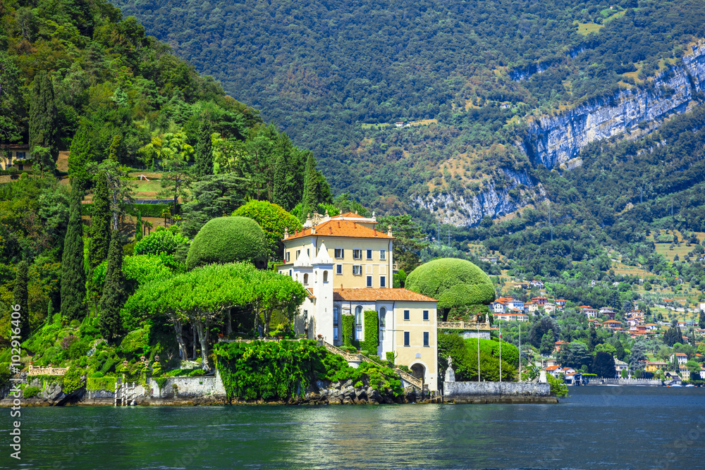 romantic Lago di Como, villa del Balbianello