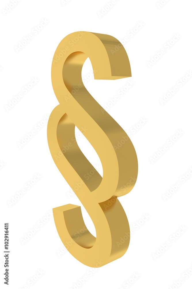 Law: golden section sign, isolated Law: golden section sign, isolated