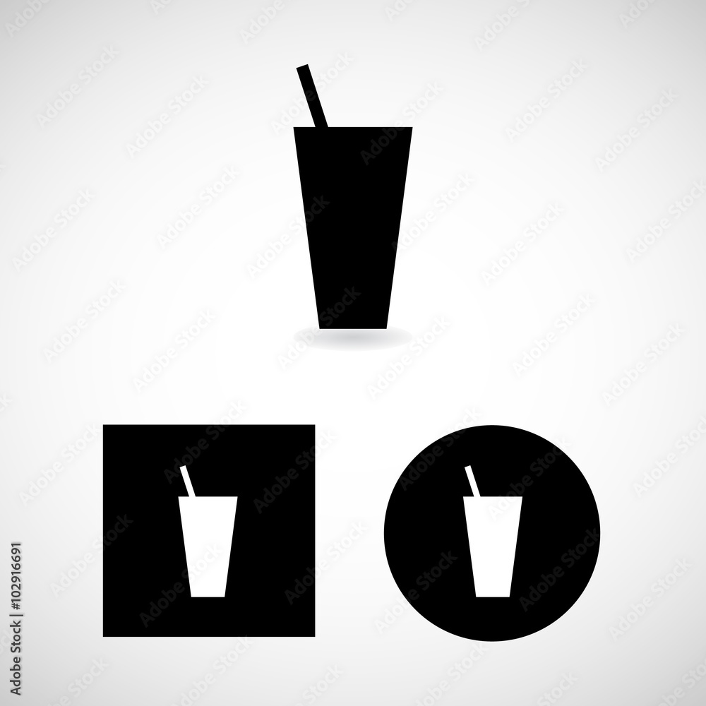 Soft drink icon Vector EPS10, Great for any use. Soft drink icon Vector EPS10, Great for any use.