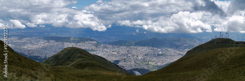 View from the Quito's TeleferiQo