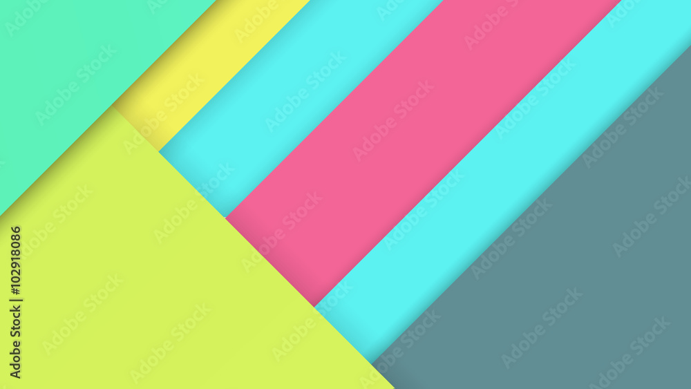 Illustration of unusual modern material design vector background