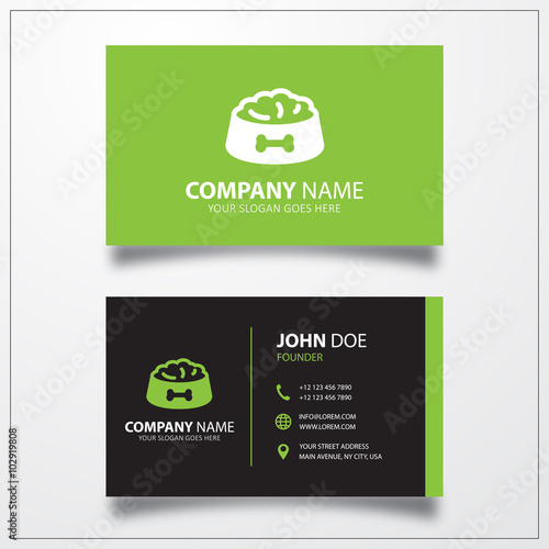 Pet dog feed icon. Business...